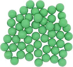 Bolas de tinta reutilizáveis calibre 0,68 – 100 bolas de tinta elásticas de treinamento de borracha reutilizáveis