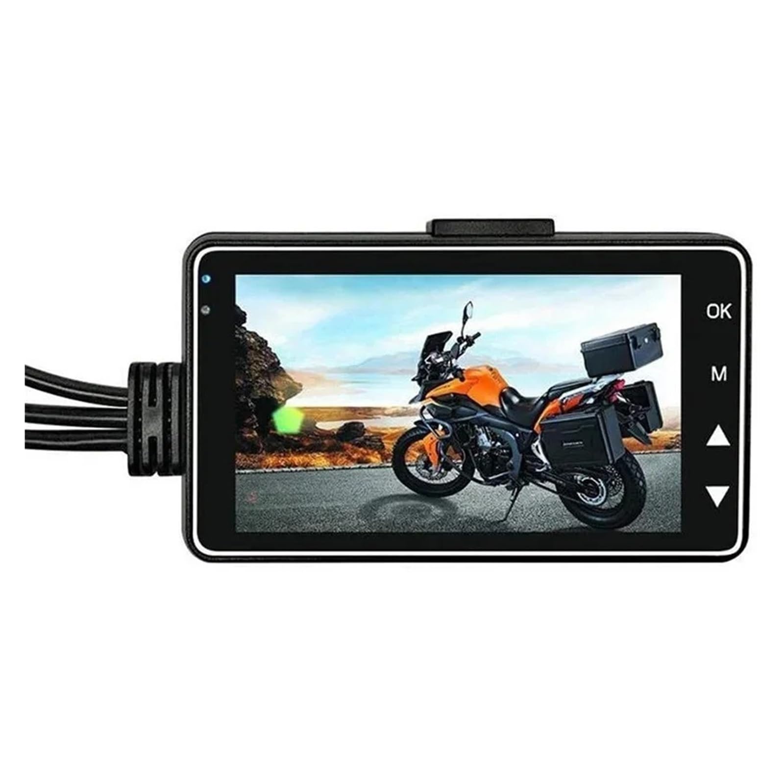 Enregistreur de conduite de moto, double objectif, for scooter électrique, double enregistrement avant et arrière, caméra haute définition