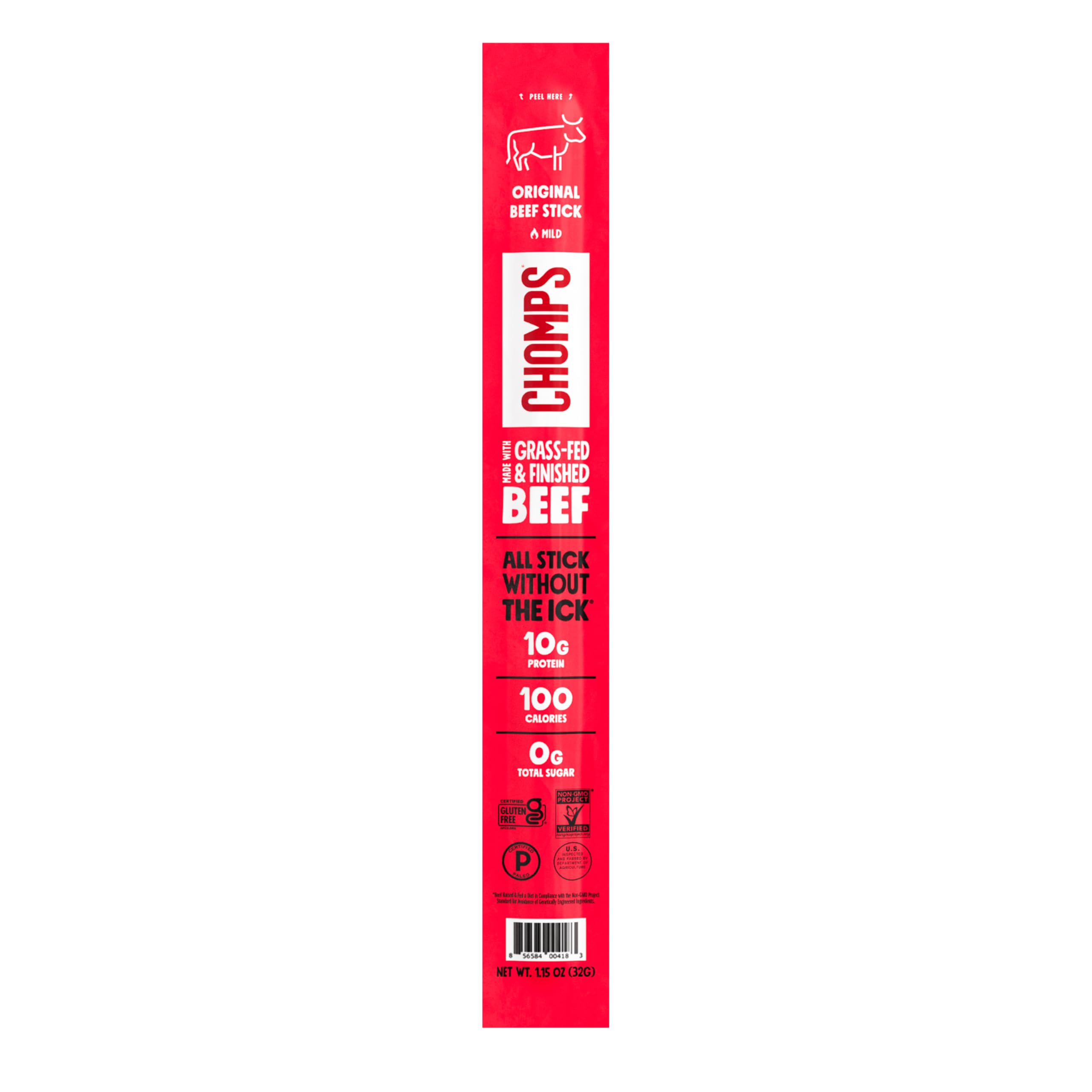 CHOMPS Original Beef Stick, 1.15 OZ