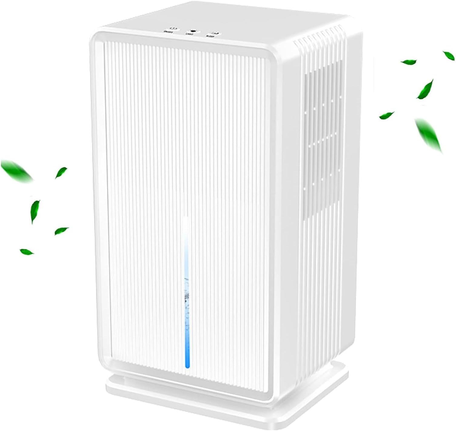 Beauenty Dehumidifiers for Home,3L(102oz) Water Tank Mini Electric Portable Quiet Dehumidifiers,Two Working Modes/With 7 Color Light/Auto-Off, Suitable For Home/Bedroom/Bathroom/Closet/Office(White)