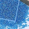 Gacuyi 2100 Pcs Size 6/0 Glass Seed Beads, 4 mm Lake Blue Small Mini Spacer Loose Pony Beads for Jewelry Making and DIY Crafts #2