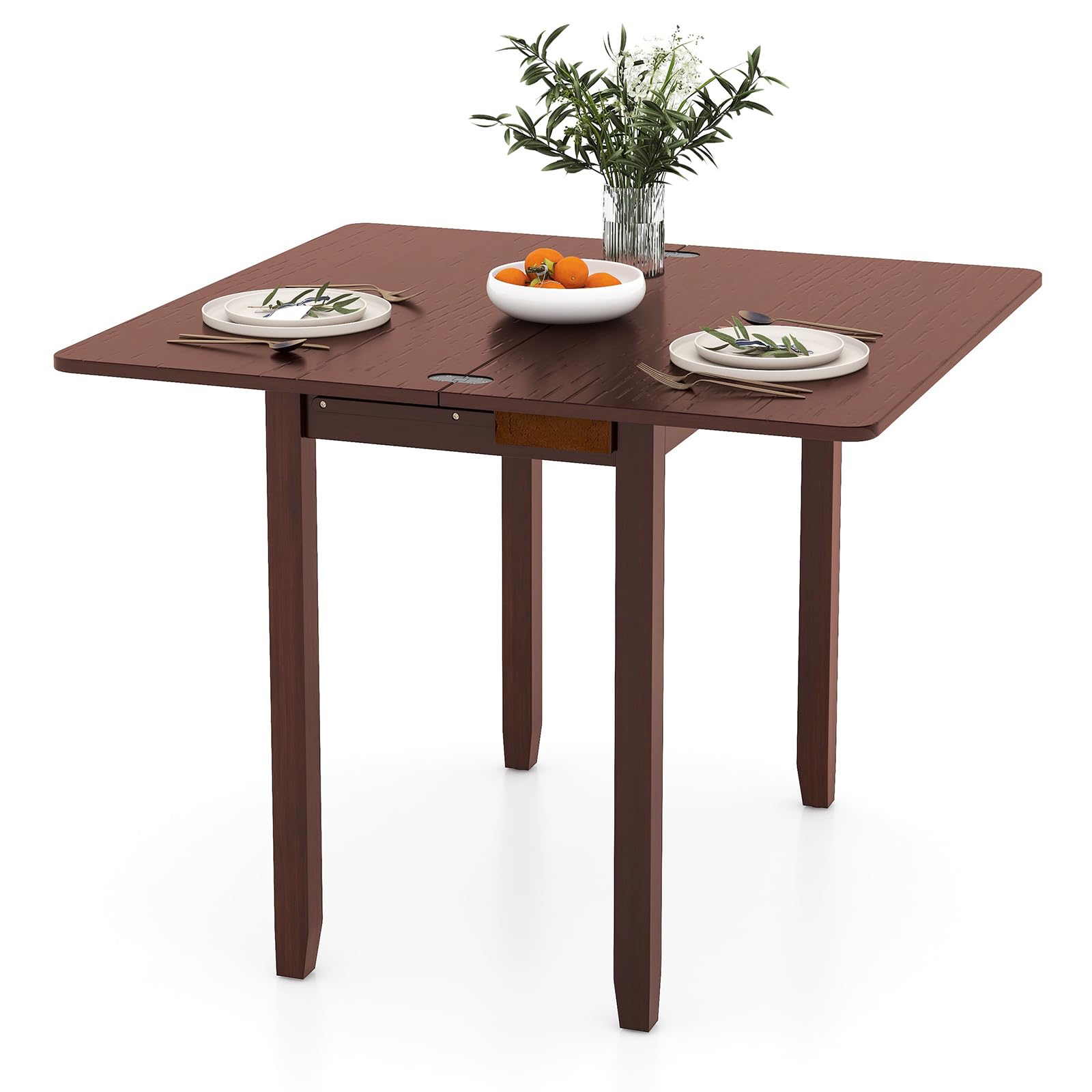 Amazon.com - GOFLAME Extendable Dining Table for 4, Folding