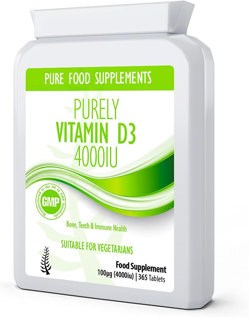 Vitamin D 4000IU HIGH DOSE Vitamin D3 EasySwallow 365 Micro Tablets