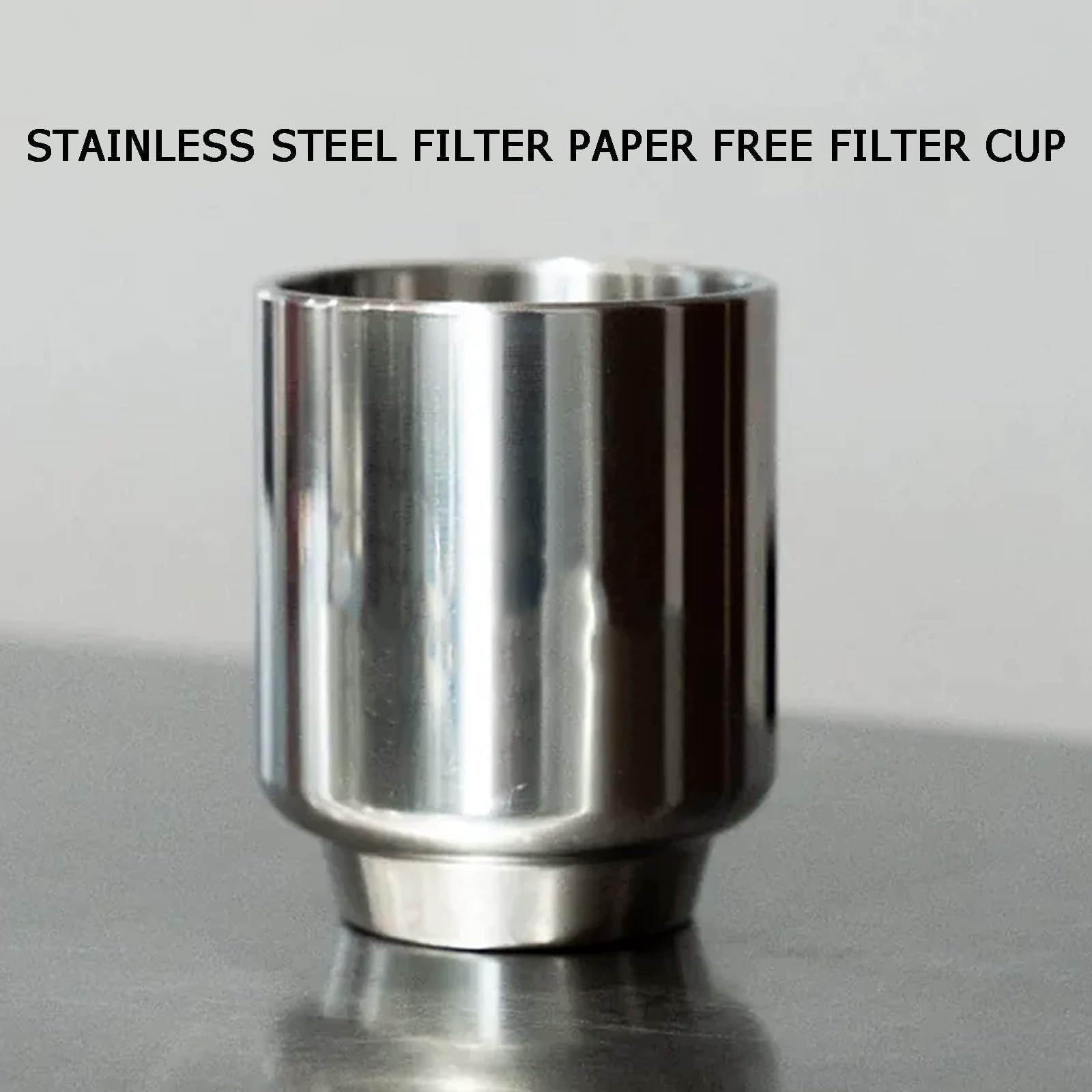 Filtro De Goteo para Café Sin Papel, Gotero para Café De Goteo, Abertura De 60 Mm, Malla De Filtro De Acero Inoxidable, Reutilizable, para Preparar Café En Casa Y De Viaje