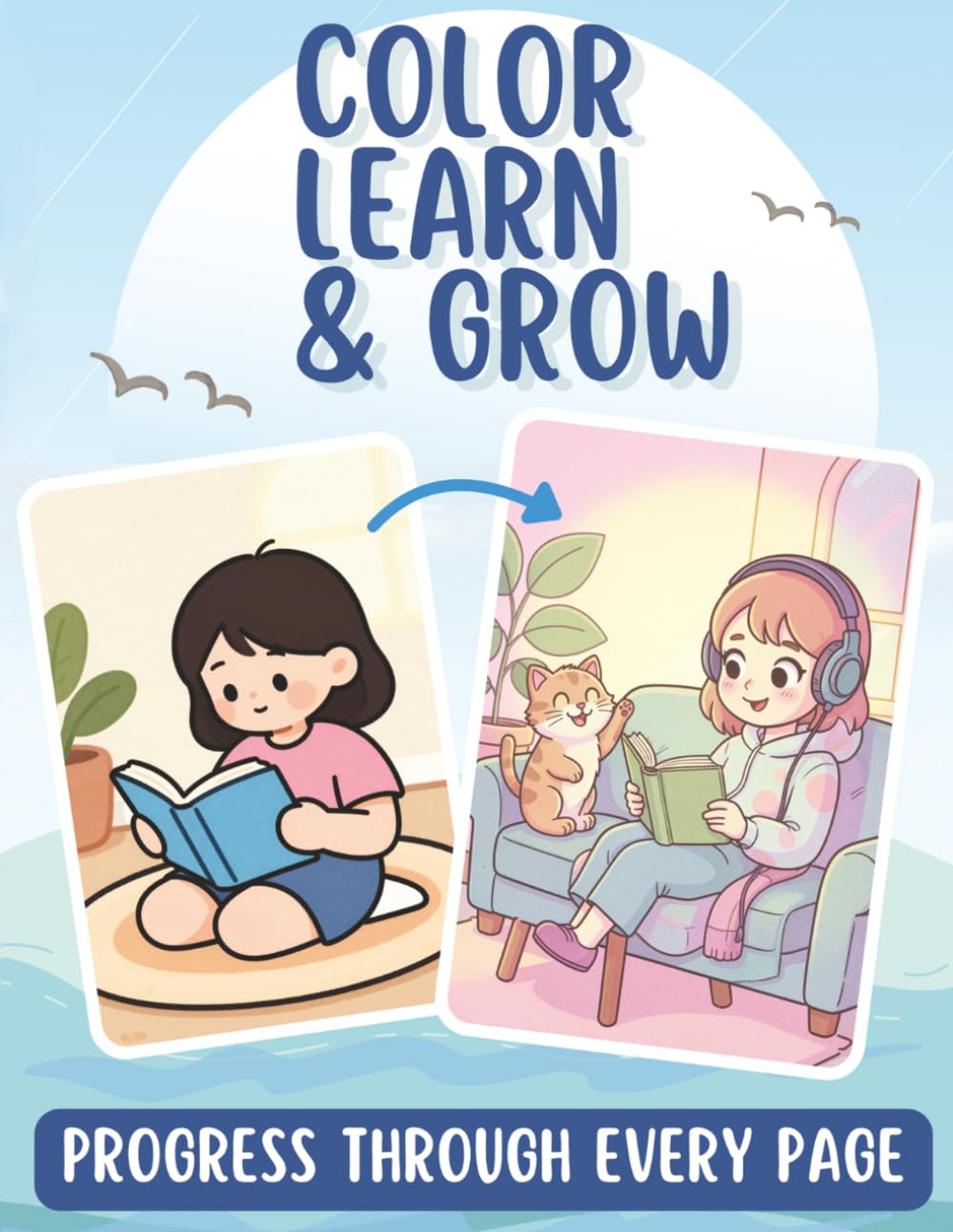 Color, Learn and Grow: Progress Through Every Coloring Page