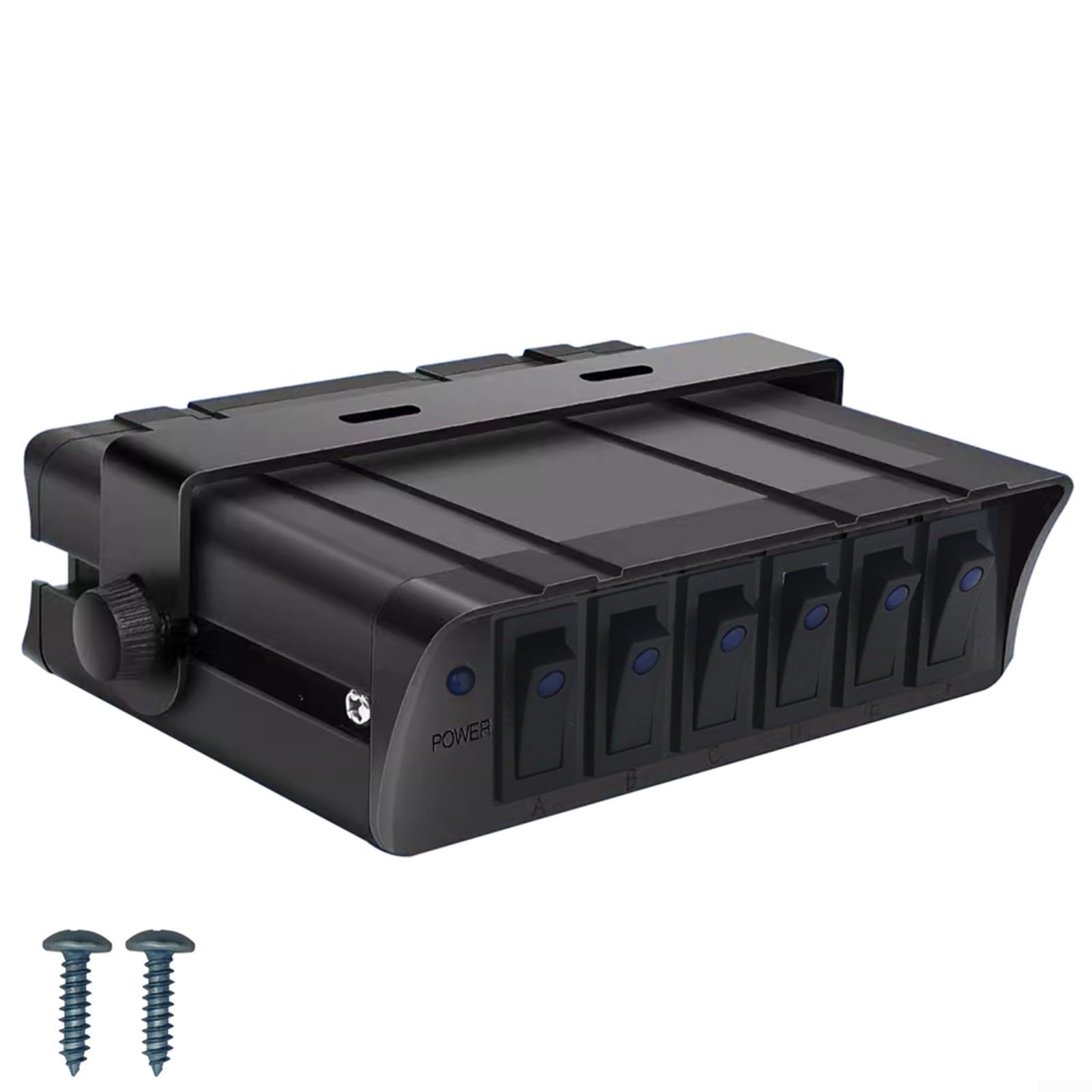 Boîtier de commande 12V 40A étanche à 6 voies avec fusibles pour auto