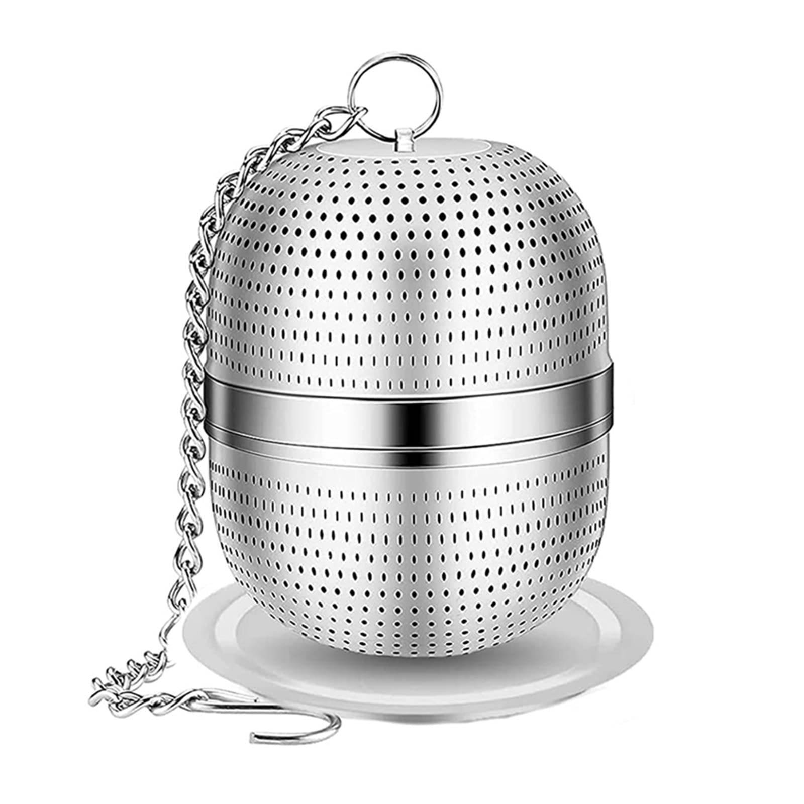 Colador de té, infusor de té de acero inoxidable, colador de té de malla de bolas, para té, especias y la mayoría de tazas y teteras