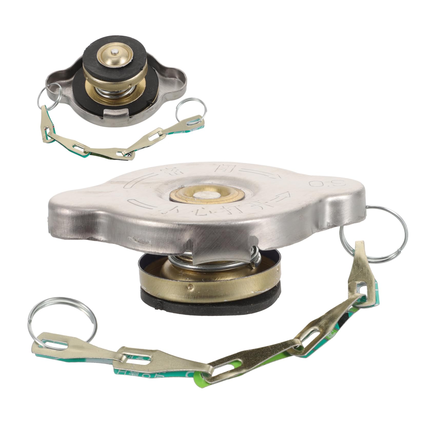 Alipis 5 Piezas Tapón de Radiador Inoxidable para Tapa de Refrigerante Compatible con Motores de Agua para Rendimiento del Motor