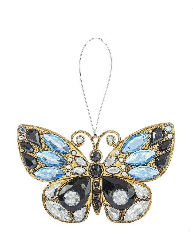 Ganz Adorno de mariposa radiante acrílico de 4 pulgadas de ancho x 2 1/2 pulgadas de largo, 4 pulgadas ACRY-559 (azul)