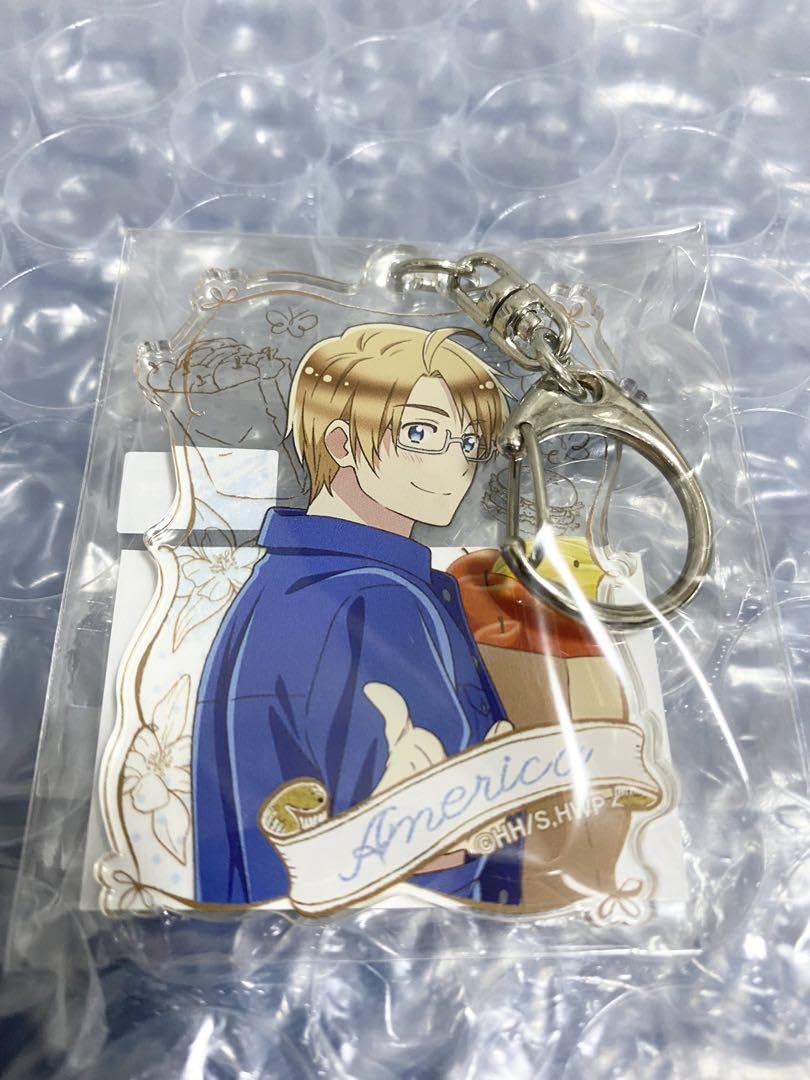 ヘタリア アメリカ ミュージアム アクキー アクリルキーホルダー 新品未使用 未開封品】ヘタリア アクリルキーホルダー アメリカ つのたりあ