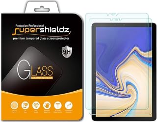 (2 Pack) Designed for Samsung Galaxy Tab S4 (10.5 inch) Screen Protector, (Tempered Glass) 0.33mm, Anti Scratch, Bubble Free