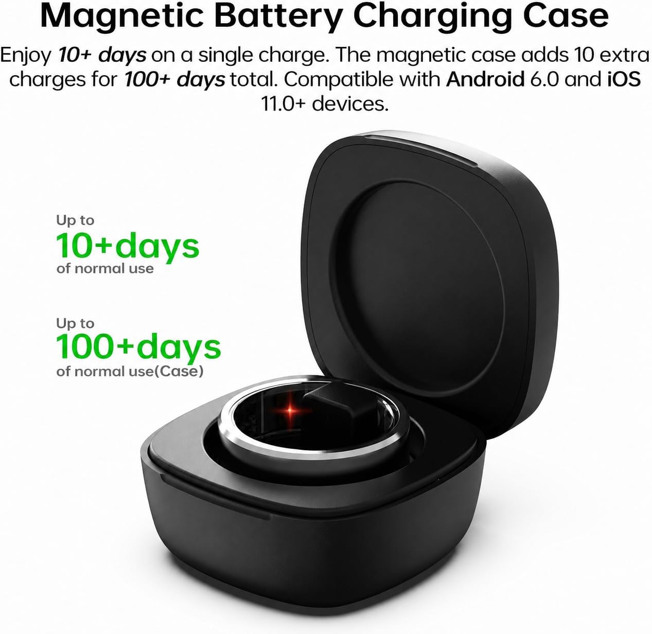 Smart Ring Fitness Tracker with Heart Rate Monitor thumbnail