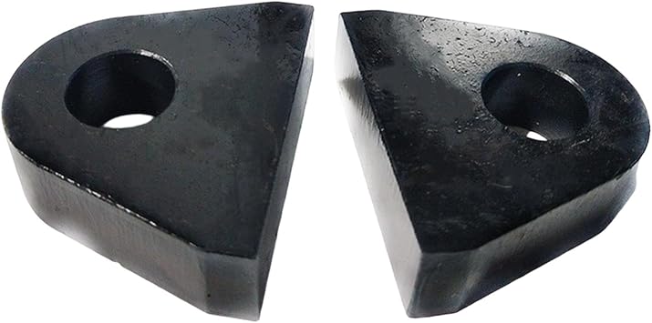 2-Piece Weld-On Shackle Clevis Mount, Steel, for Trailer Trucks and Heavy Equipment Towing