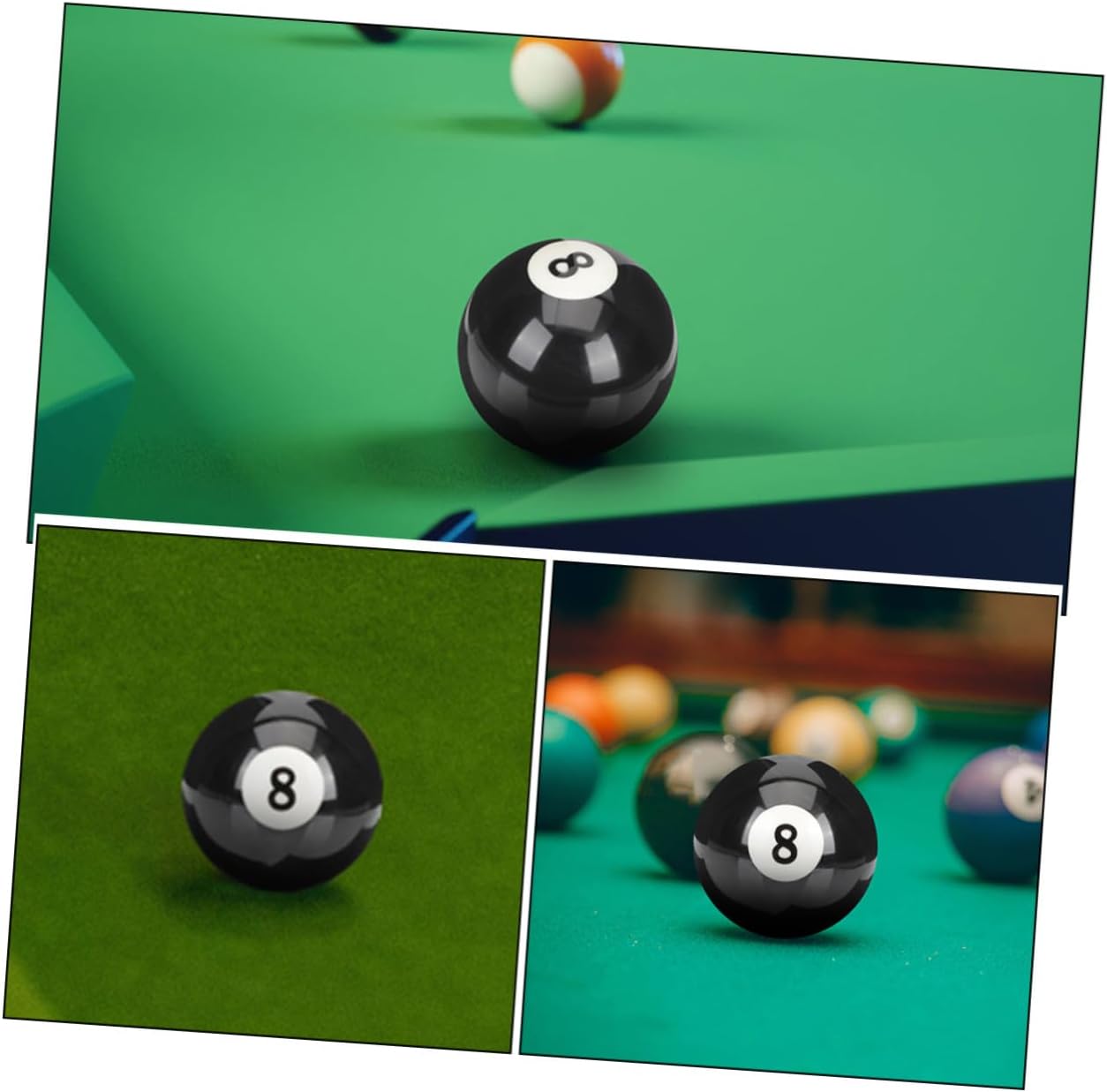 Garneck 8 Ball Billiard Cue Ball for Billiards Training for Pool Tables Includes Storage Case