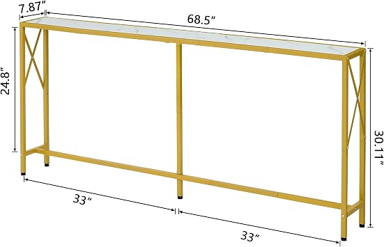 Gewudraw Console Table, 68.5