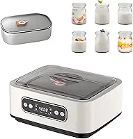 Máquina de iogurte de 1,7 litros com ajuste de temperatura