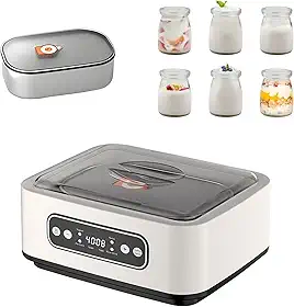 Máquina de iogurte de 1,7 litros com ajuste de temperatura