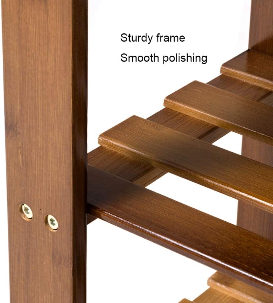Shoe Rack Two-Story Shoe Bench Entryway Shoe Shelf Simple Storage Rack for Family Entrance Hallway Space-Saving Shoe Rack (Size : 90cm) (50cm) image 4