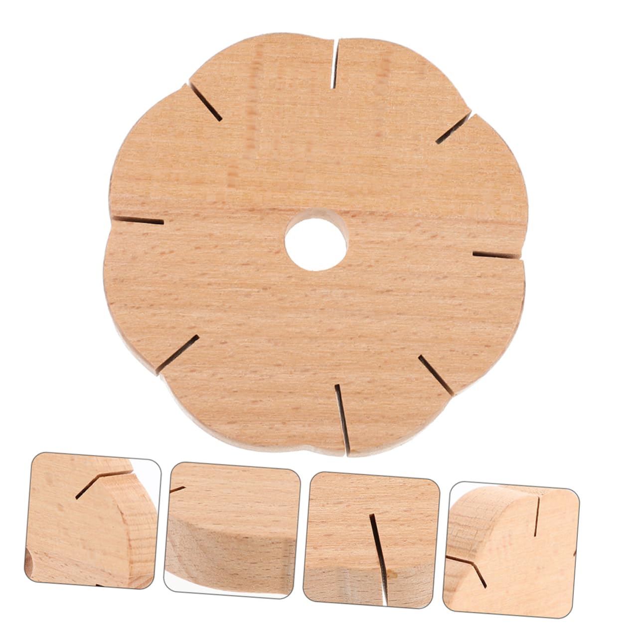 Operitacx 12stücke Teiliges Armband Strickscheibe Aus Holz Knüpfstern Für Kreative Armbänder Freundschaftsbänder Und Mehr Für Bastelprojekte Und Festivals