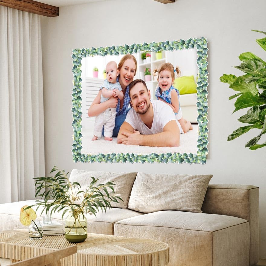 Miniatura 6 de Decoración de bordes de tablón de anuncios, bordes de aula para tablón de anuncios, borde troquelado de eucalipto, decoración de pared de aula,