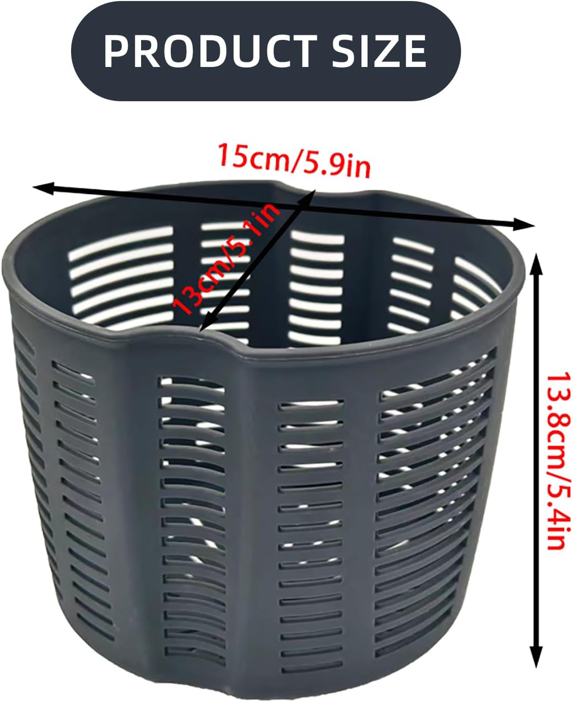 Filter Basket Food Processor Accessories Water Purification Accessory Efficient Cooking Appliance Part Nylon Texture Efficient Cooking Appliance Part