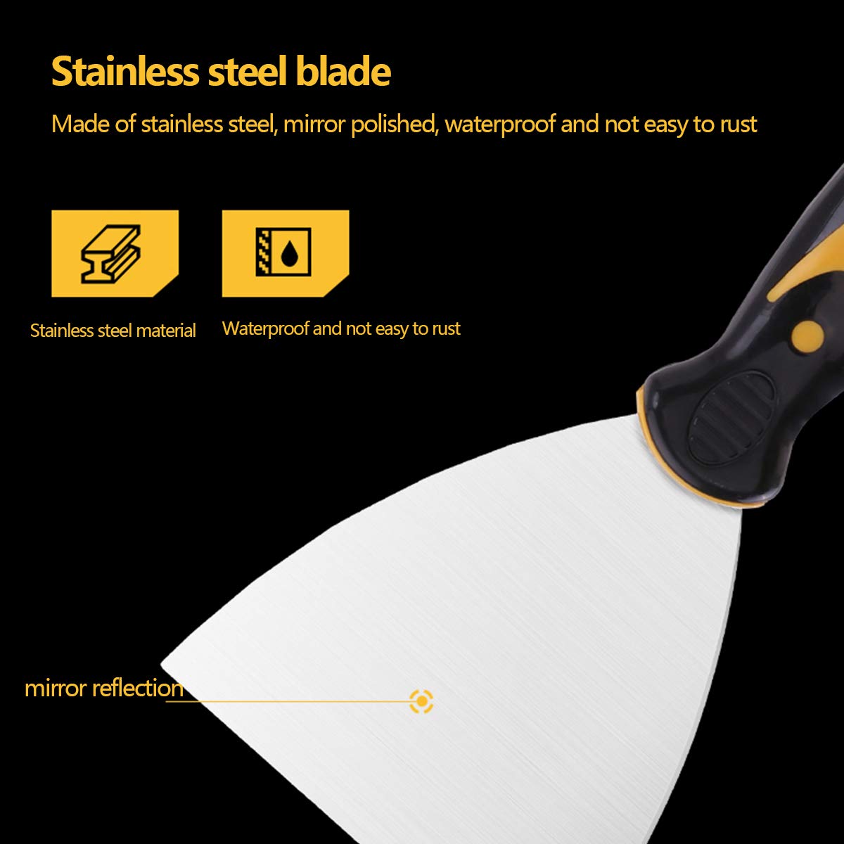 Raspador de pintura con espátula masilla 3 pulgadas for herramienta pintores madera(2 inch)