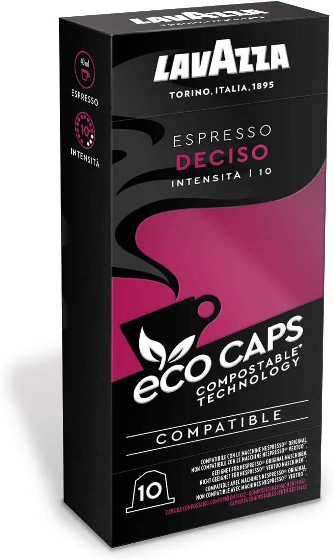 Lavazza Nespresso Compatible Eco Caps Coffee Pods Espresso