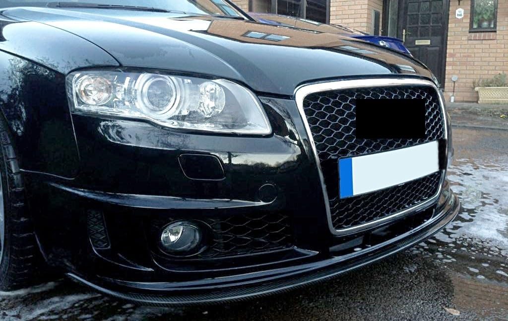 Calandre Grille Nid D'abeilles Noir Compatible Avec A4 B7 2004-2009