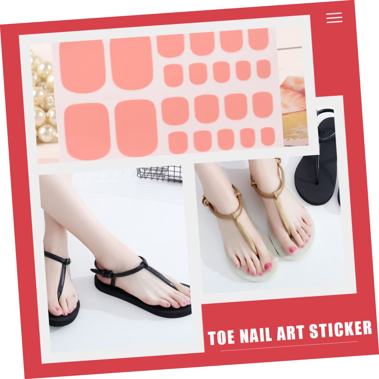 4 Set Adesivi Per Unghie Dei Decorazioni Per Unghie Facili Applicare Per Manicure Te Casa E Salone Materiale Decorazione 12 Fogli*4