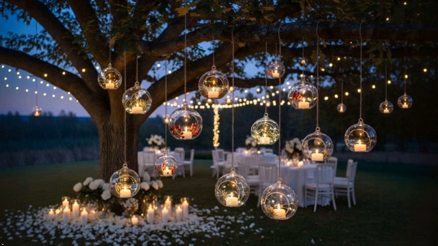 Amazon.com: Bigsee Hanging Tea Lights Candle Holder, 18 Pcs 3.15