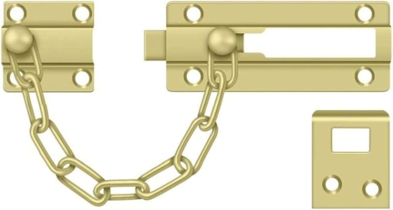 Deltana Door Guard,Chain/Doorbolt Bright Bras