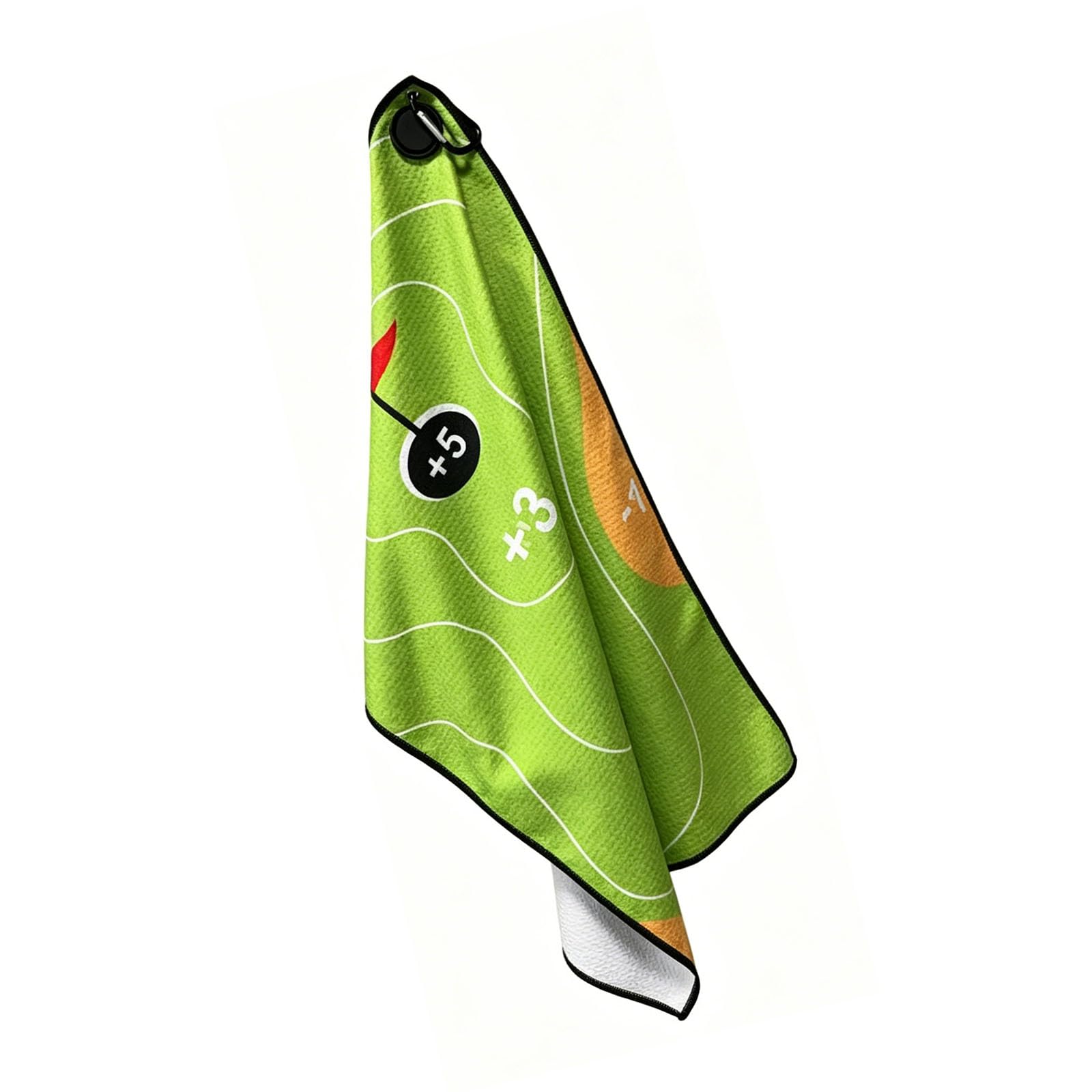 Hsioluted Practical Golf Towel Perfect for Keeping Clubs Clean and Dry on the Course Permanent Golf Towel with Clip