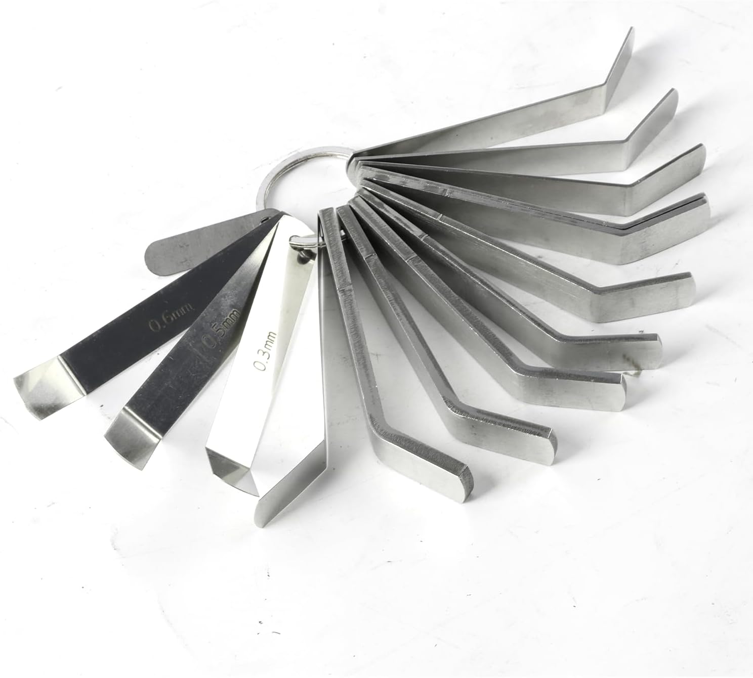 85111377 88880052 88880053 14 PCS Feeler Gauge Jake Brake Tool Set Compatible with Volve Mack MP7 MP8 MP10 D12 D13 D16 Engines,Intake and Exhaust Valve Adjustment Kit