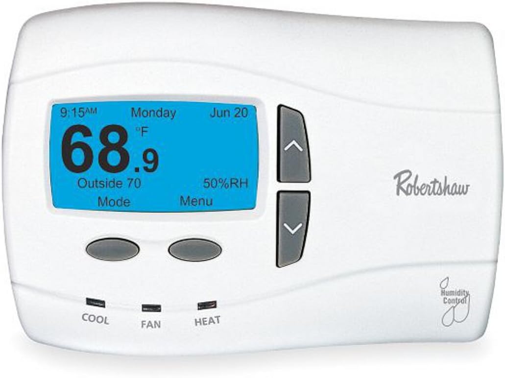 Robertshaw 9825I2 2 Heat/2 Cool Deluxe Programmable MultiStage