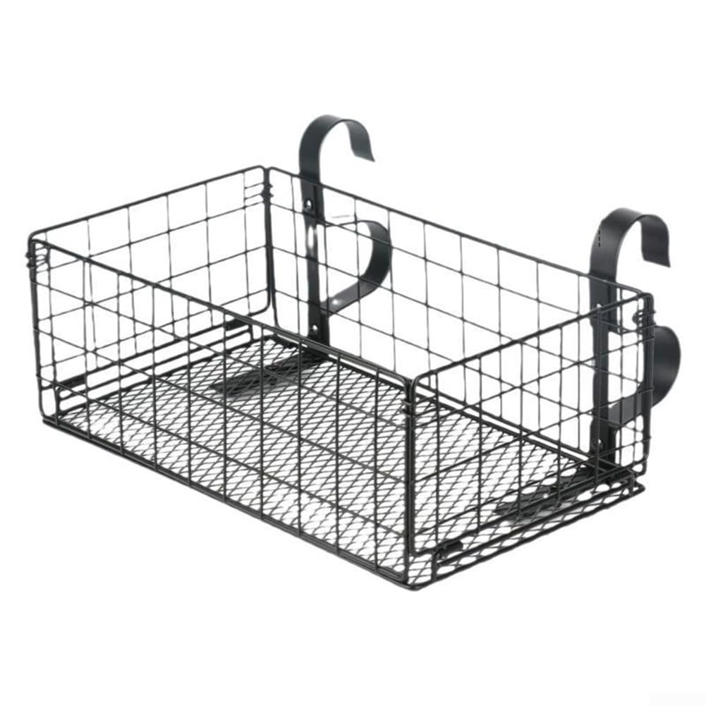 Organizador de riel de piscina – Estante estable para piscina sobre el suelo para bebidas y juguetes, color negro, 10 x 6 x 3.5 pulgadas