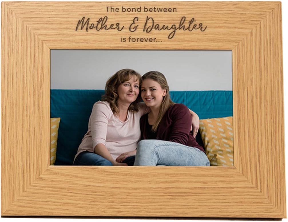 Engraved 'The Bond Between Mother and Daughter is Forever' Mum and Daughter Photo Frame | Gift For Mum From Daughter | Gift For Mothers Day | Mums Birthday Present