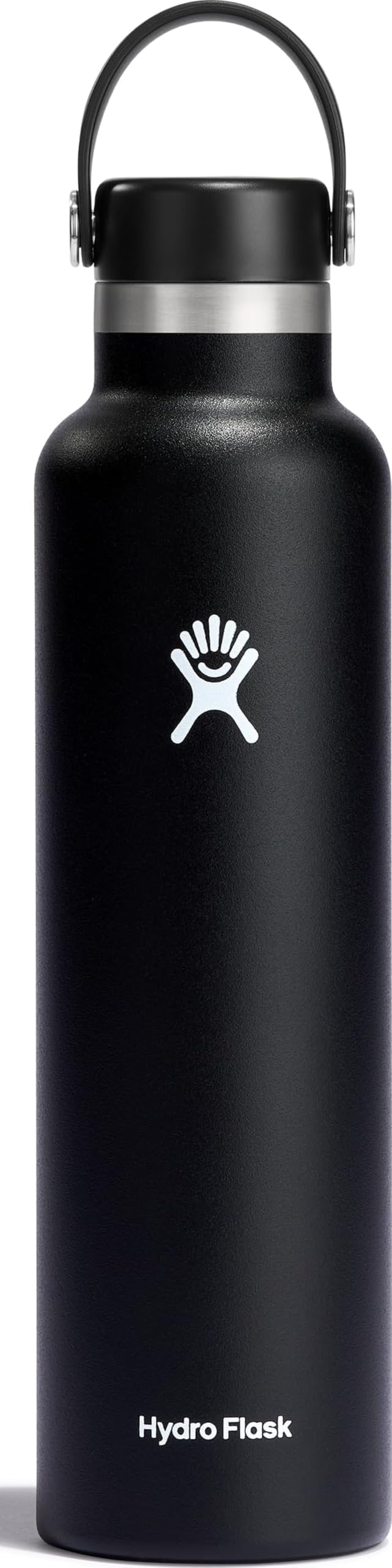 Hydro Flask Double Wall Vacuum Insulated Stainless Steel Leak Proof Sports Water Bottle, Standard Mouth with BPA Free Flex Cap