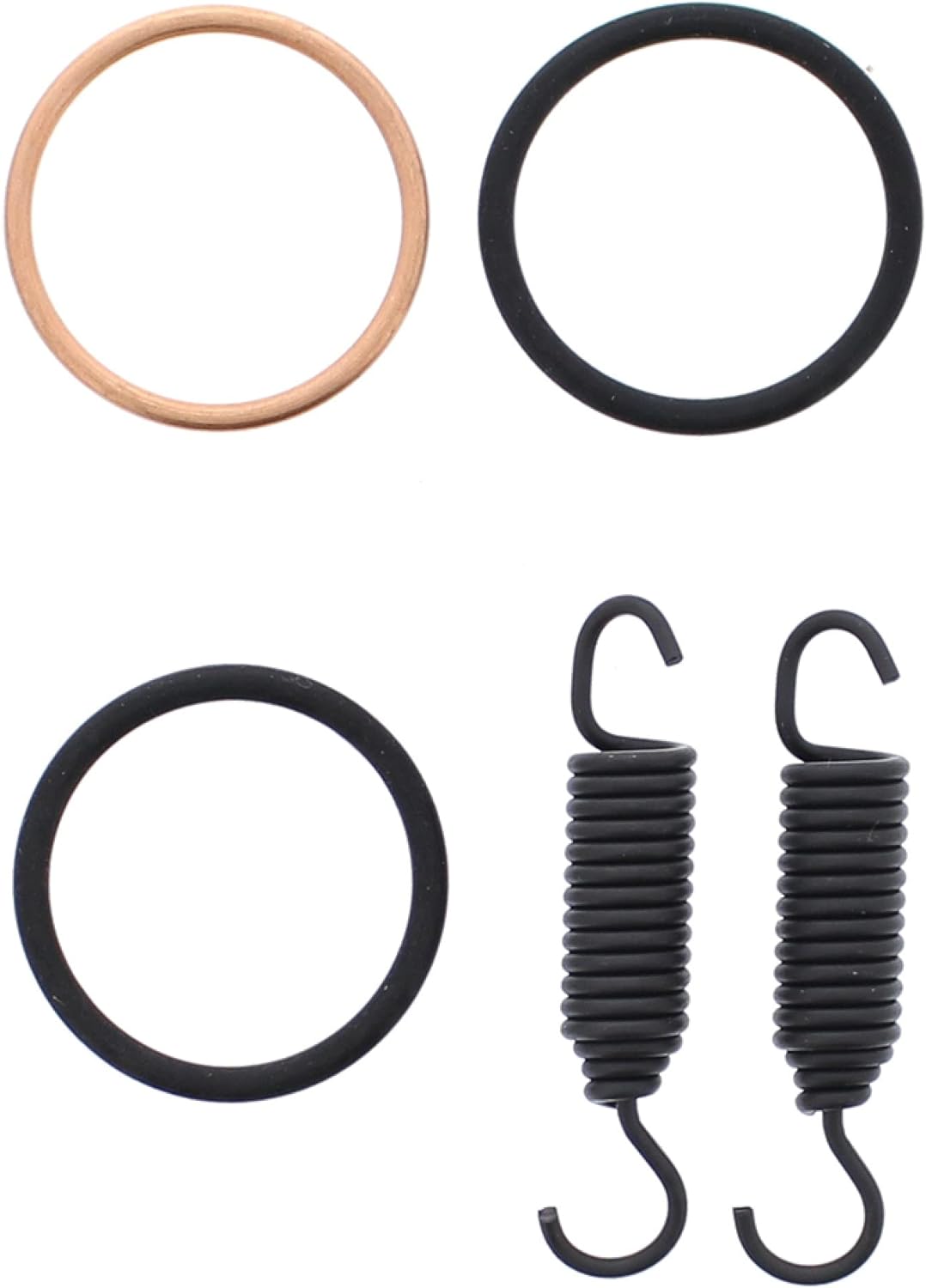 Vertex Exhaust Gasket Kit (823109) Compatible with/Replacement for Kawasaki KX100 01-19, KX85 01-19, KX85 Big Wheel 01-18, Suzuki RM100 03