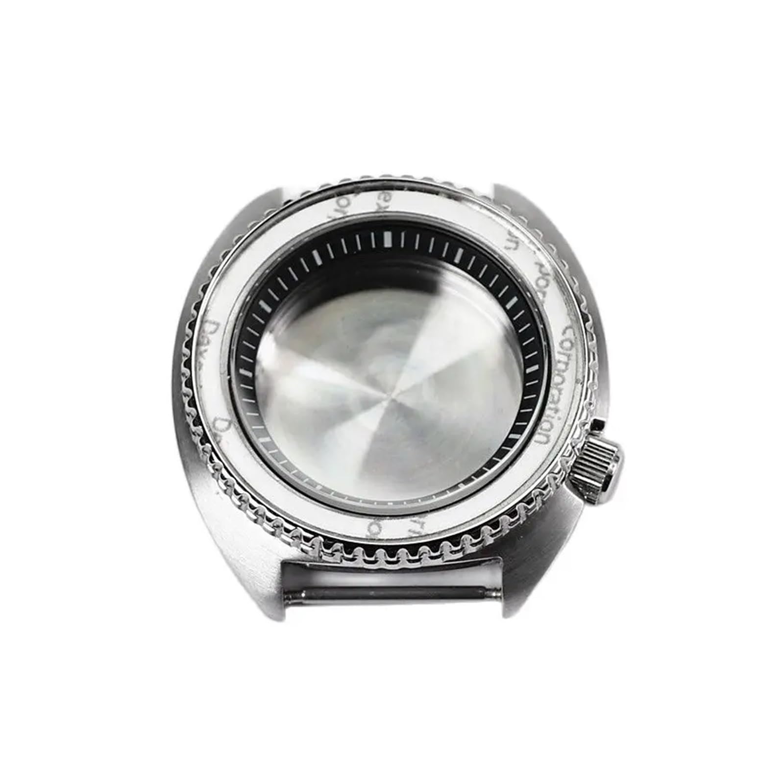 Uhrengehäuse, 45 mm, Keramikeinsatz, Stahl, 28,5 mm Zifferblatt, Schildkröte, Saphirglas, wasserdicht, kompatibel mit Nh35 Nh36 Uhrwerk