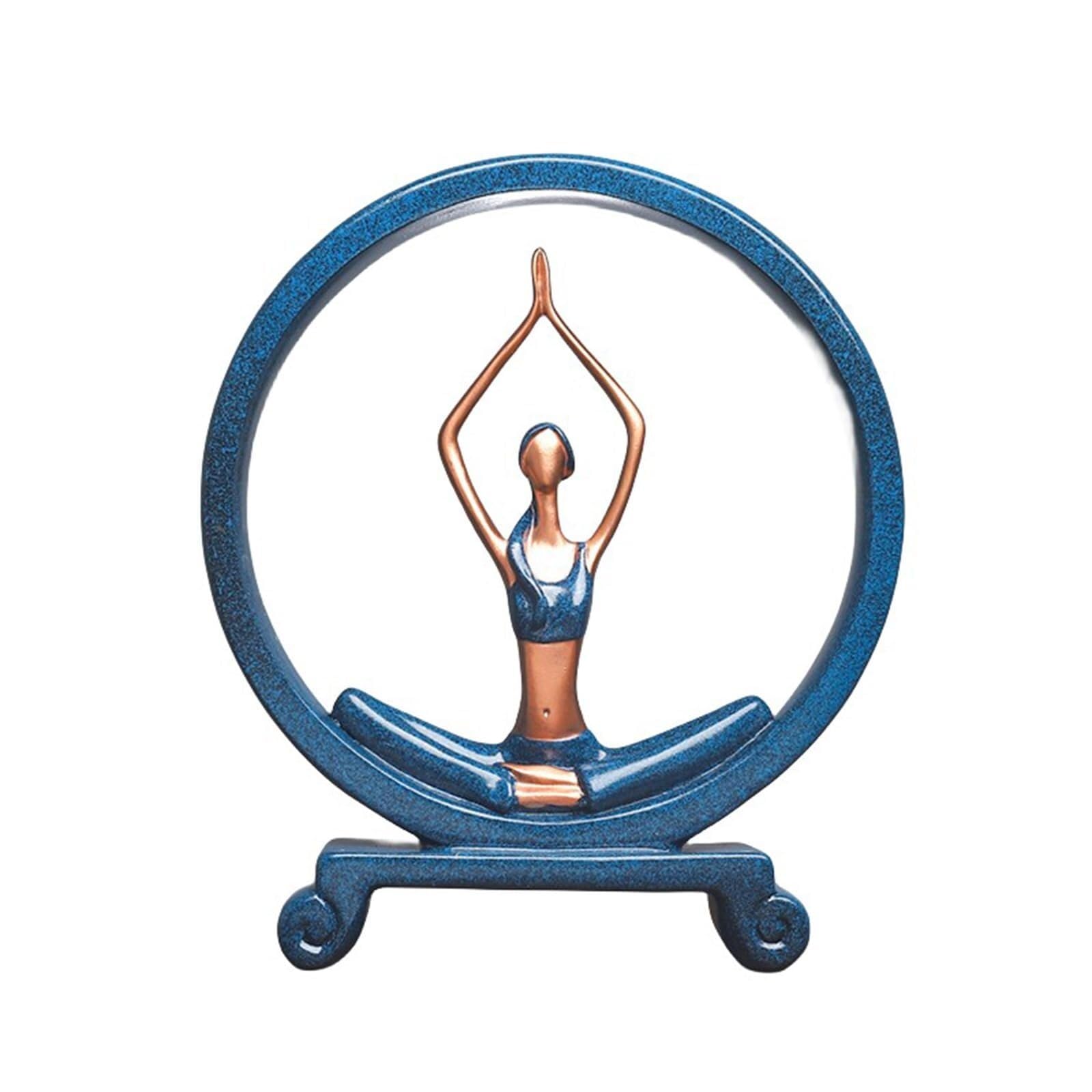 Figurine en pose de yoga, cadeau idéal pour amateurs de bien-être