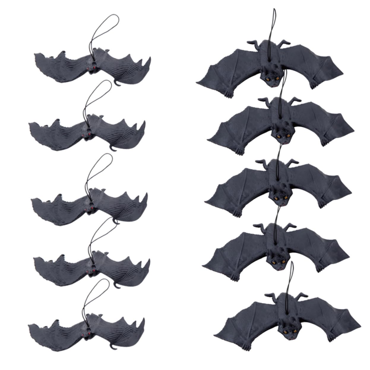 TOPBATHY 30 Pz Decorazioni Di Halloween Pipistrelli Di Halloween Appesi Pipistrello Sospeso Decorazioni Di Pipistrelli Appesi Modello Di Pipistrelli Di Halloween Giocattoli Black