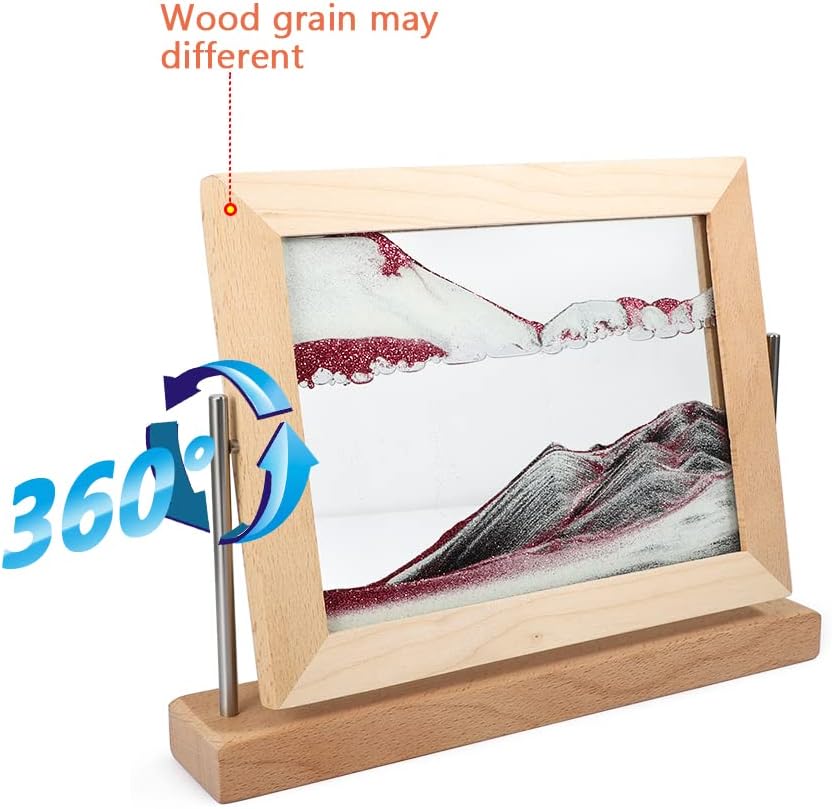 Bochino Sand Art Picture Dynamic Sand Art Frame Sandscape Moving Sand Picture for Home & Office Decor