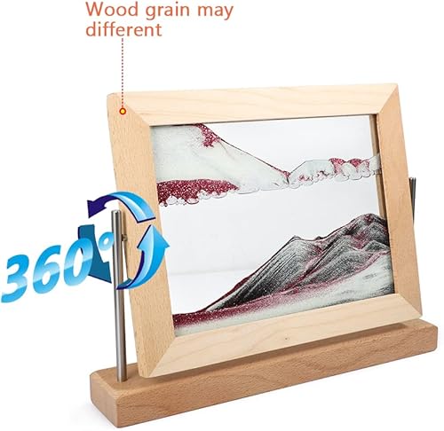 Miniatura 4 de Bochino Imagen de arena en movimiento, imagen de arena dinámica, marco de arte de arena 3D, paisaje de arena, imagen de arena en movimiento para