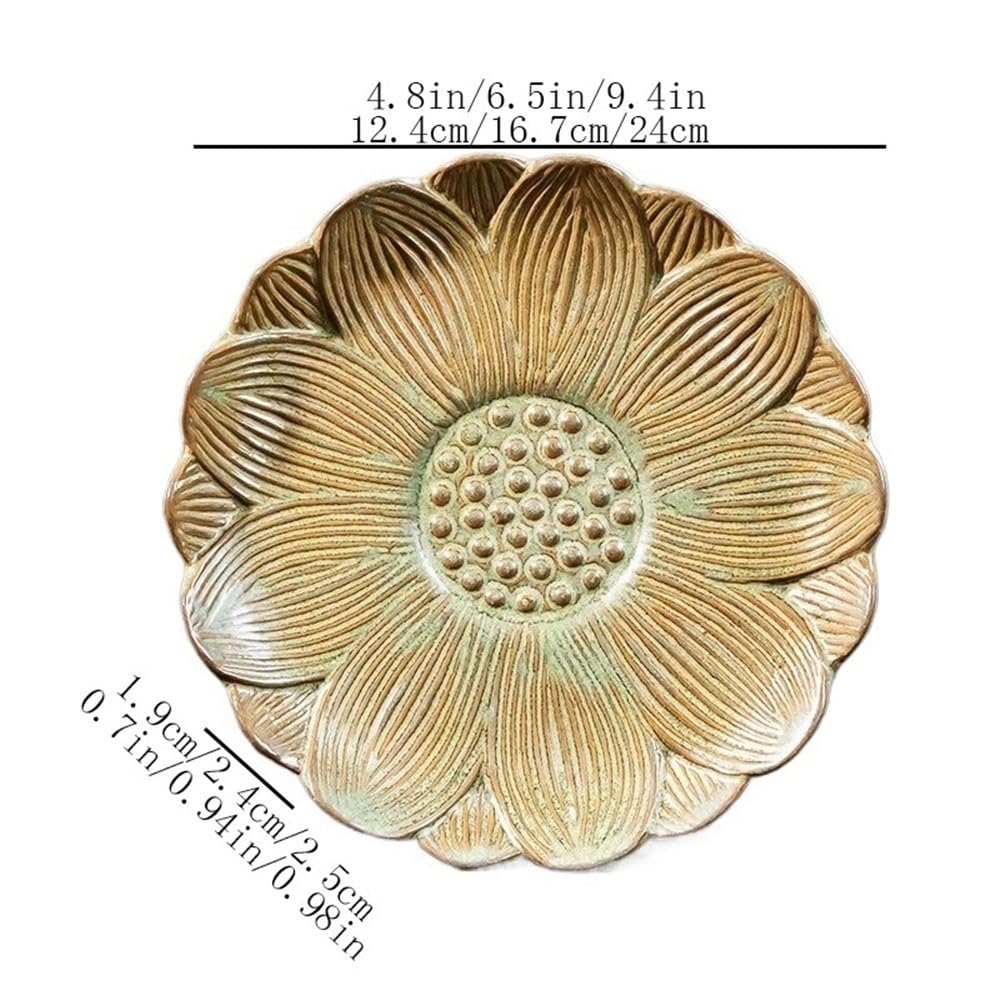 Versatile Sottovaso in Ceramica for Vaso for Piante for Il Giardino del Balcone di casa(Grande)