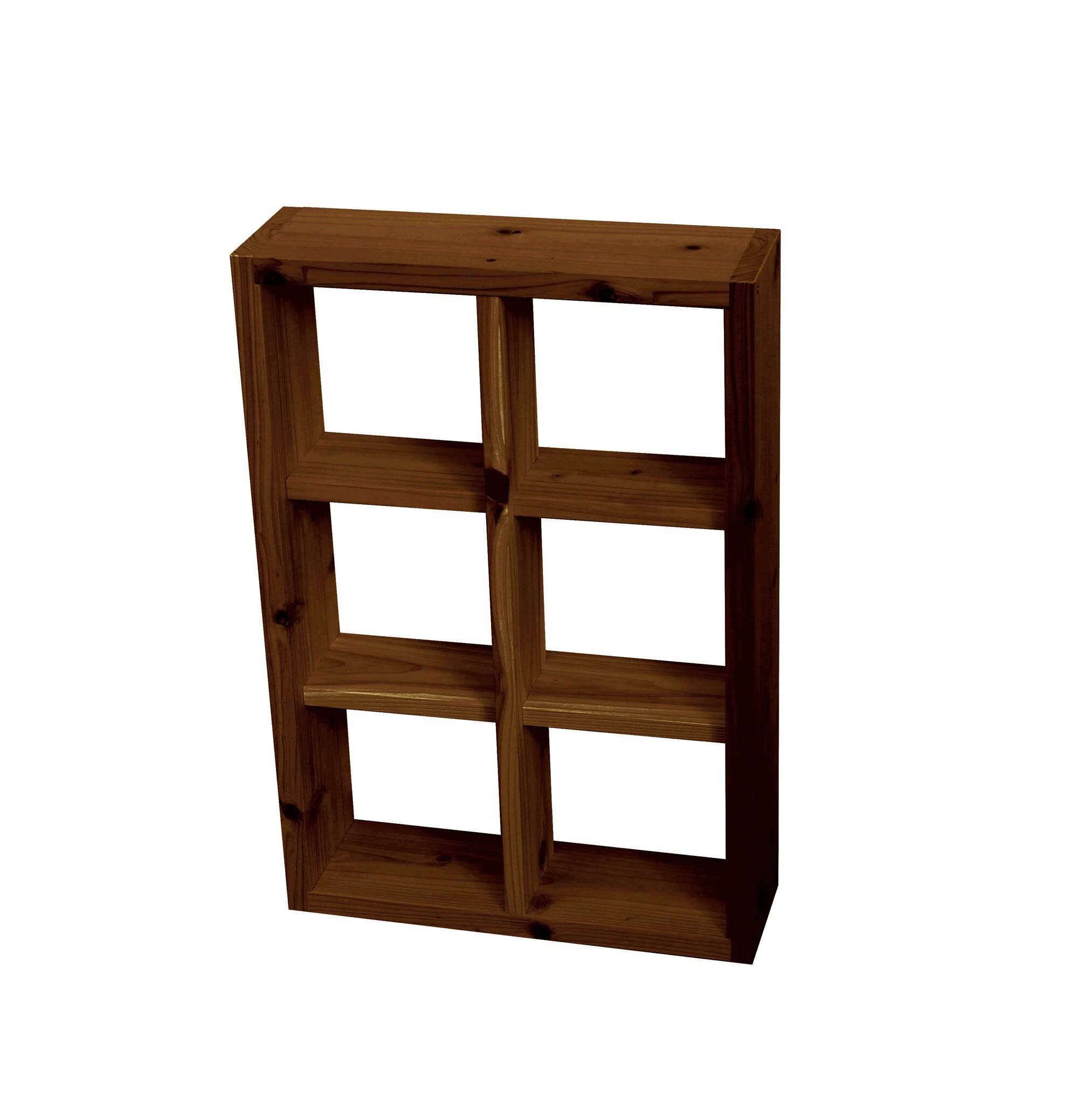 Amazon.co.jp: WOODPRO 格子ラック 200型(内寸20cm) 2×3 幅47.5cm×奥行