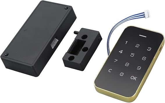 Electronic Cabinet Lock Kit, Password Lock Digital Touch Keypad Lock Code Lock, Keyless Door Lock Knob Cabinet Locker for Drawer School Lockers