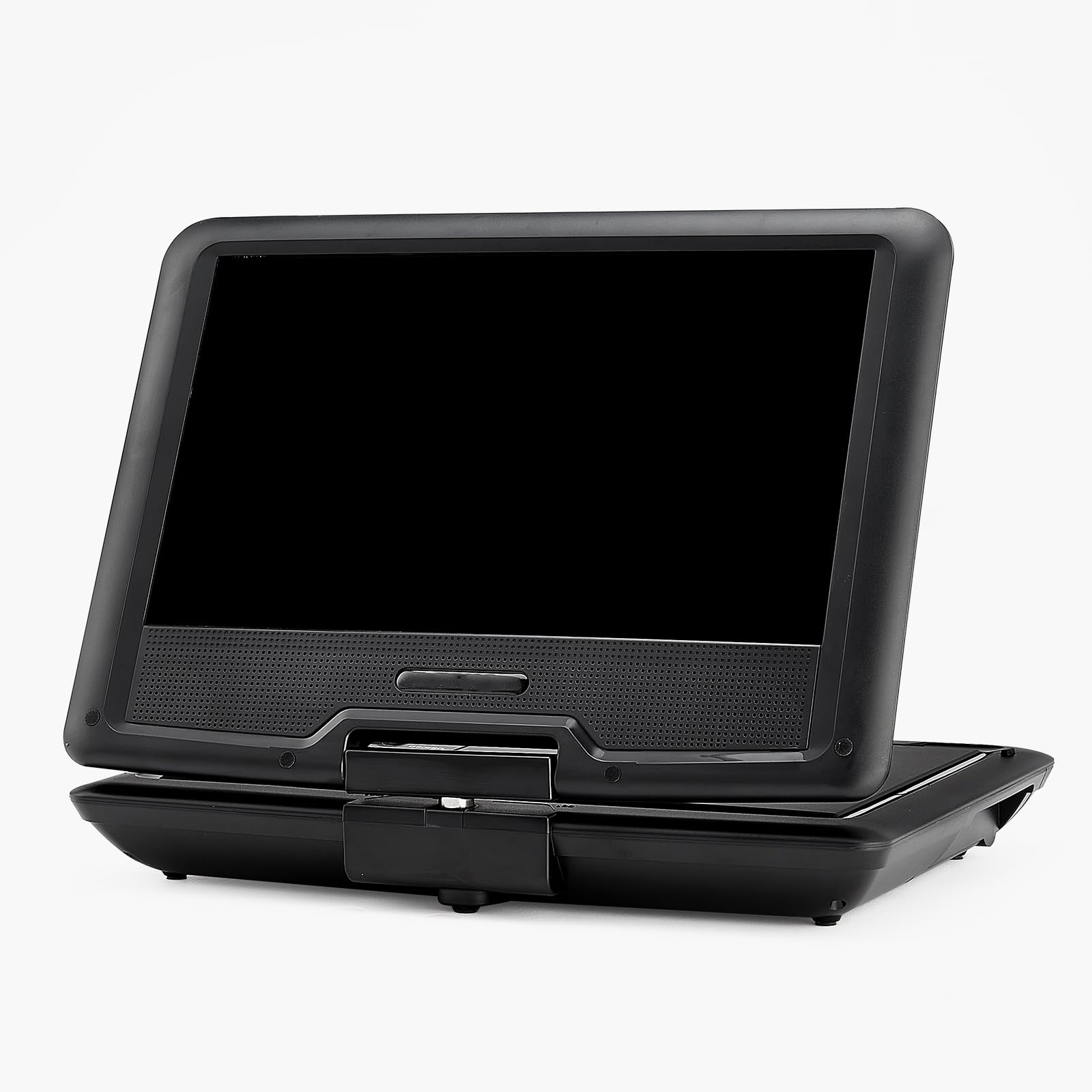 Happybuy Portable DVD Player - A Compact Entertainment Powerhouse! This 10.1 - inch Wonder Features an HD Swivel Display Screen. with a 4 - Hour Built - in Rechargeable Battery, Dual Speakers