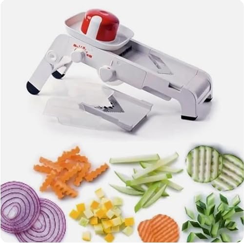 Miniatura 2 de Cortadora de cocina de alto grado de mandolina, juliana, rodajas arrugadas