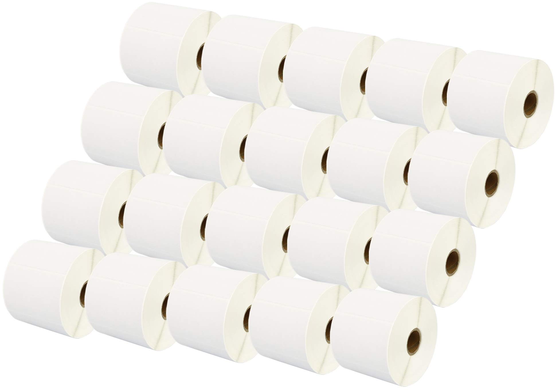 20 Rotoli 76mm x 51mm Etichette termica diretta compatibili per Zebra GK420d GK420t GC420d GX420d GX420t GC420t GX430t GT800 LP2844 TLP 2844 CL-S521 CL-S621 CL-S631 (1000 Etichette per Rotolo)