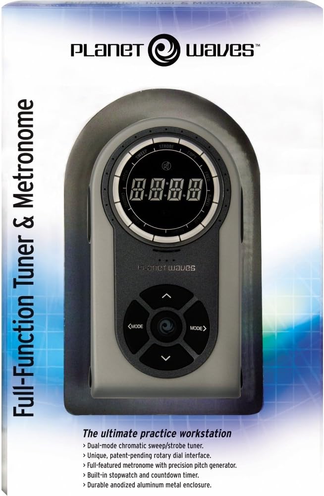 D'Addario Accessories Full-Function Tuner and Metronome